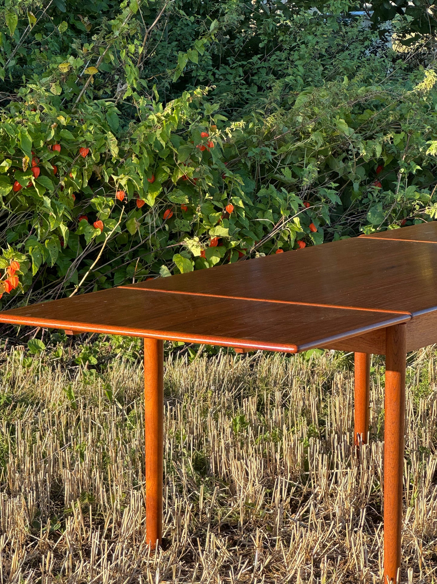 Midcentury Danish Extending Teak Table By A.M. Mobelfabrik. Vintage Modern / Retro Style